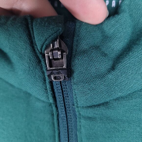 Free Fly Fleece Sweater Mens Large Green 1/4 Zip Pullover Bamboo Performance - Picture 3 of 11